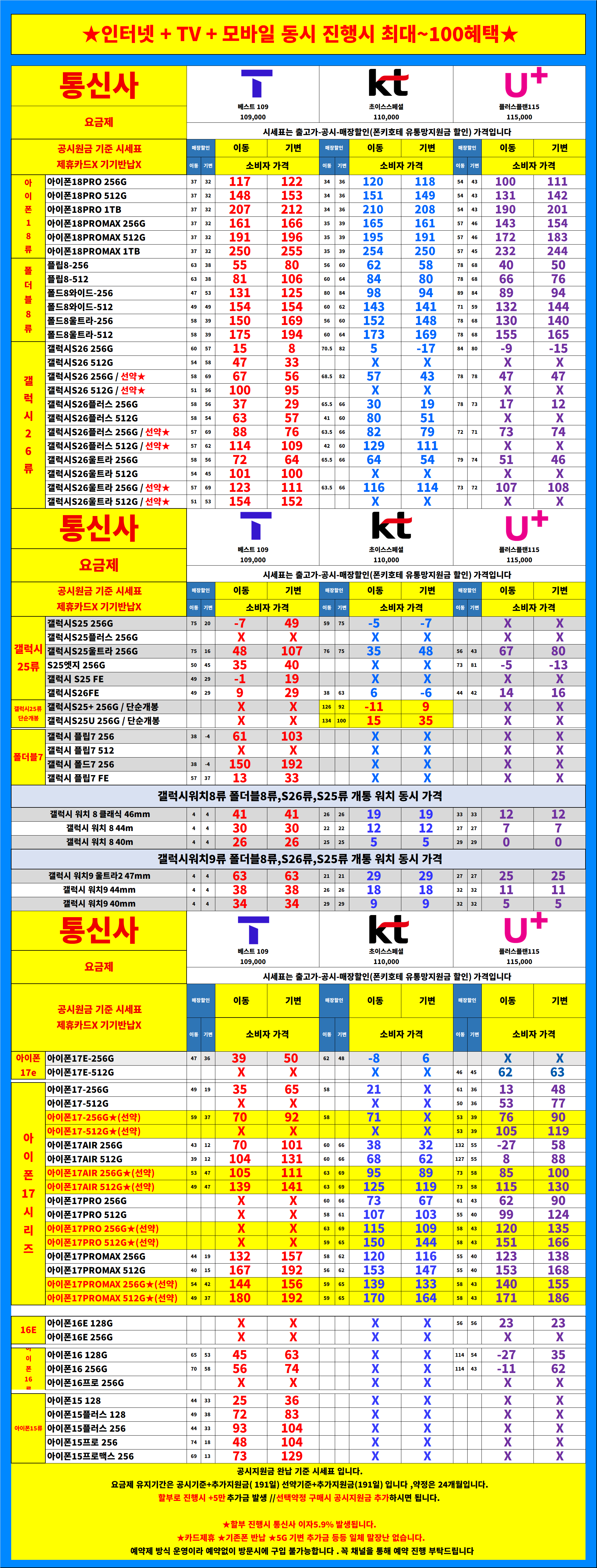 cb4b67c4a878d1e648e953b73ac821ff_1790657133_5841.png 휴대폰성지 폰키호테 용산점 시세표 사진 2