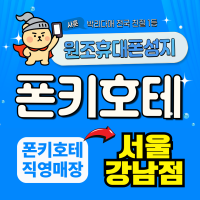 서울 서초구 서초동 휴대폰성지 폰키호테 강남점 시세표